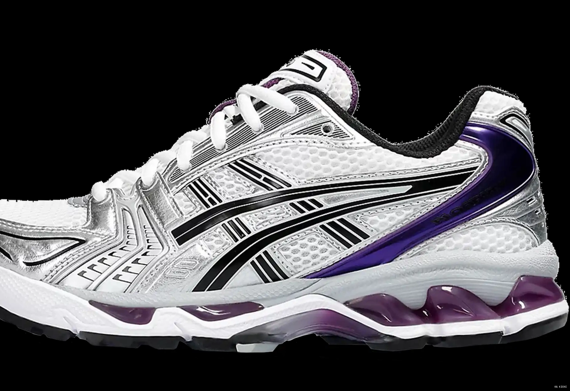 14 ASICS Dark White Gel-Kayano W Grape 0606